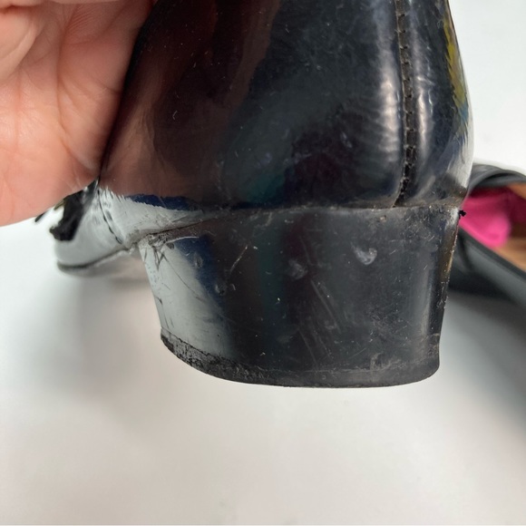 Vintage Linda’s Two Buckle Black Shoes SZ 7.5 with 1 inch Heel - Picture 9 of 16